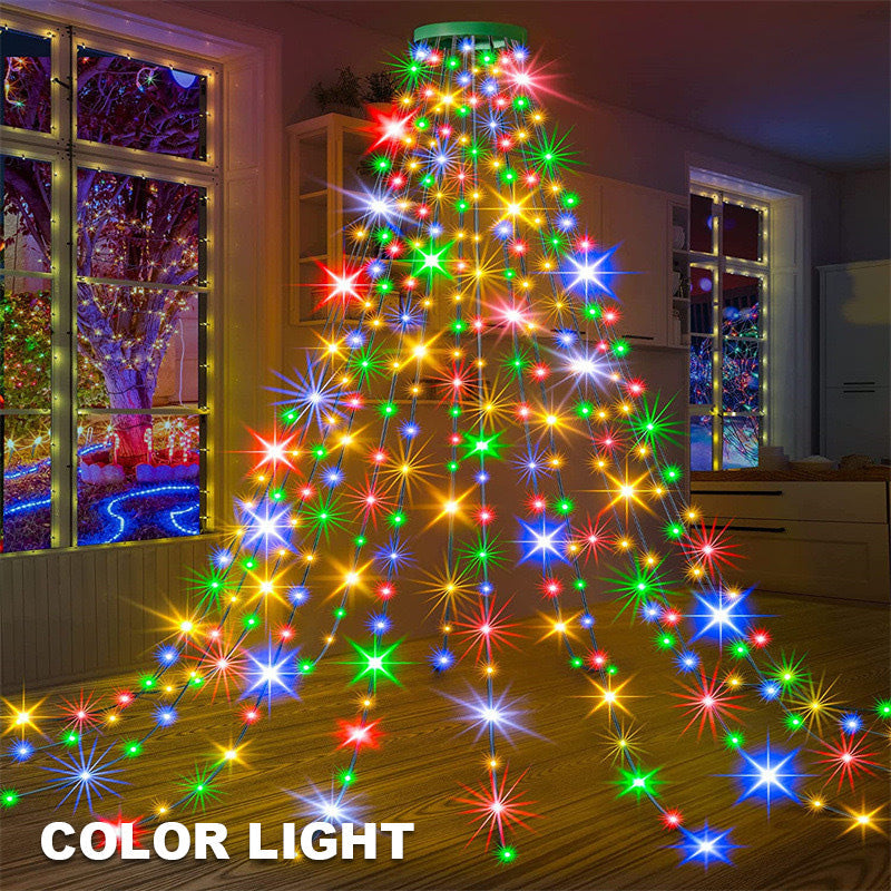 🎄 LED vánoční osvětlení ve tvaru pěticípé hvězdy 🎄