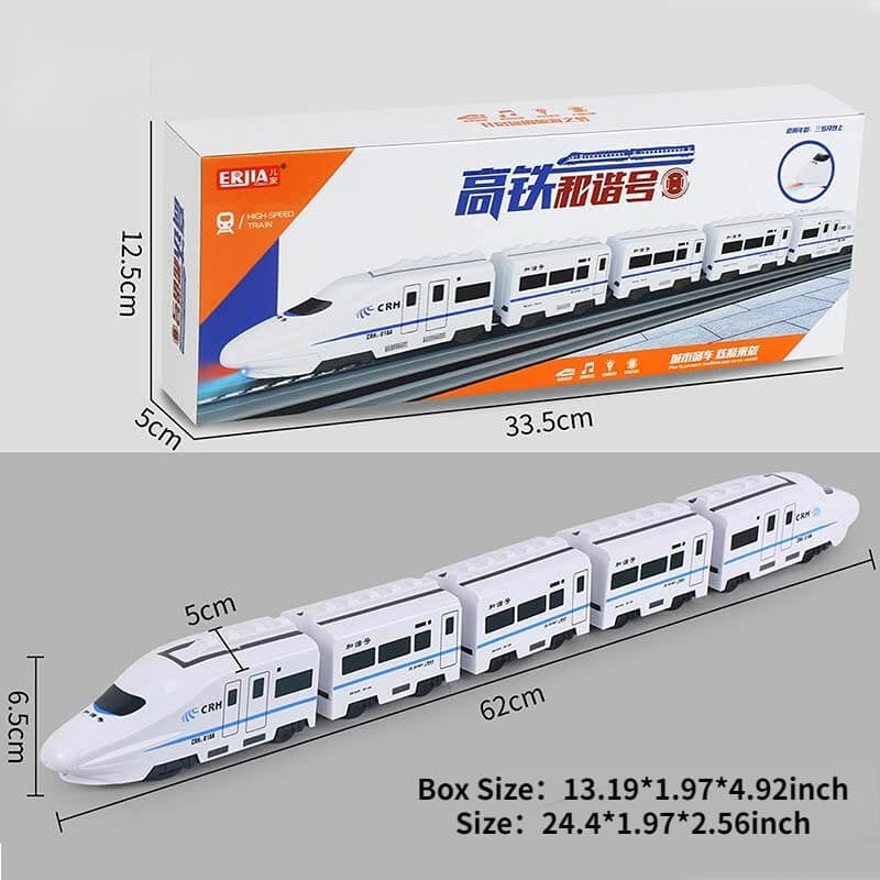🔥Elektrická univerzální vysokorychlostní železniční simulační hračka Harmony Train