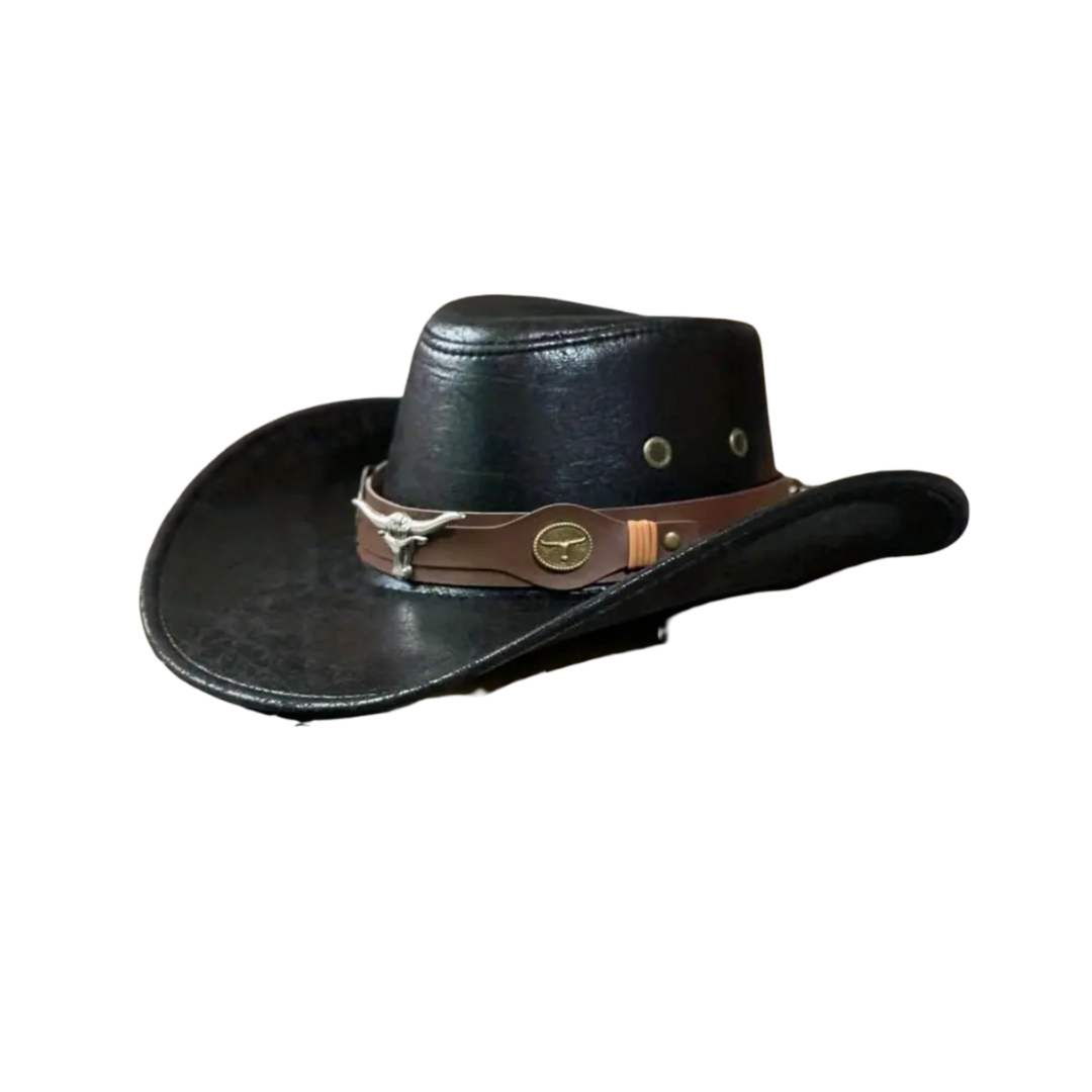 🤠 Vintage kovbojský klobouk – ikonický styl Divokého západu, ochrana před UV zářením a letní pohodlí