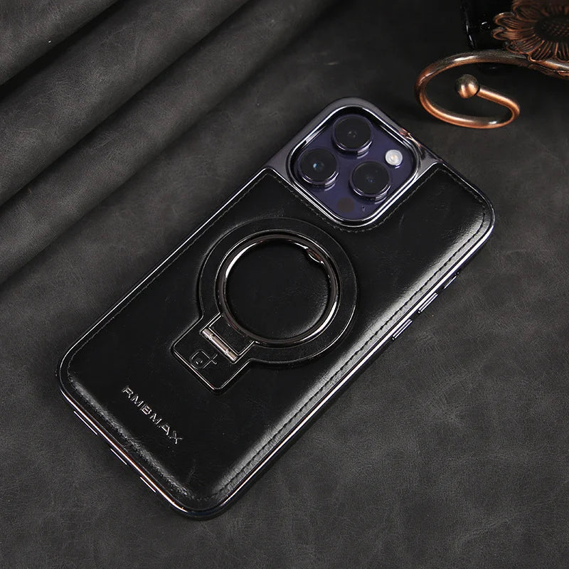 ✨2025Nové produkty📱Luxusní kožený neviditelný stojan pro