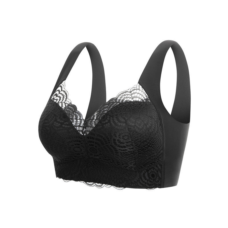 🔥Poslední den kupte 1 a získejte 3🔥 - Krajková podprsenka Plus Size pro dokonalé zvednutí a podporu (3 ks).
