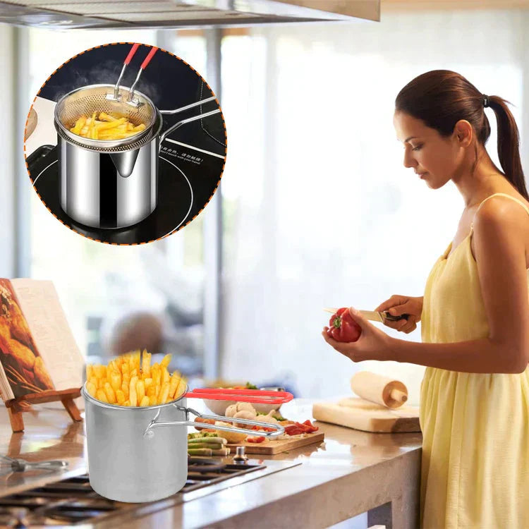 ✨49% sleva na nové produkty✨304 multifunkční fritéza z nerezové oceli