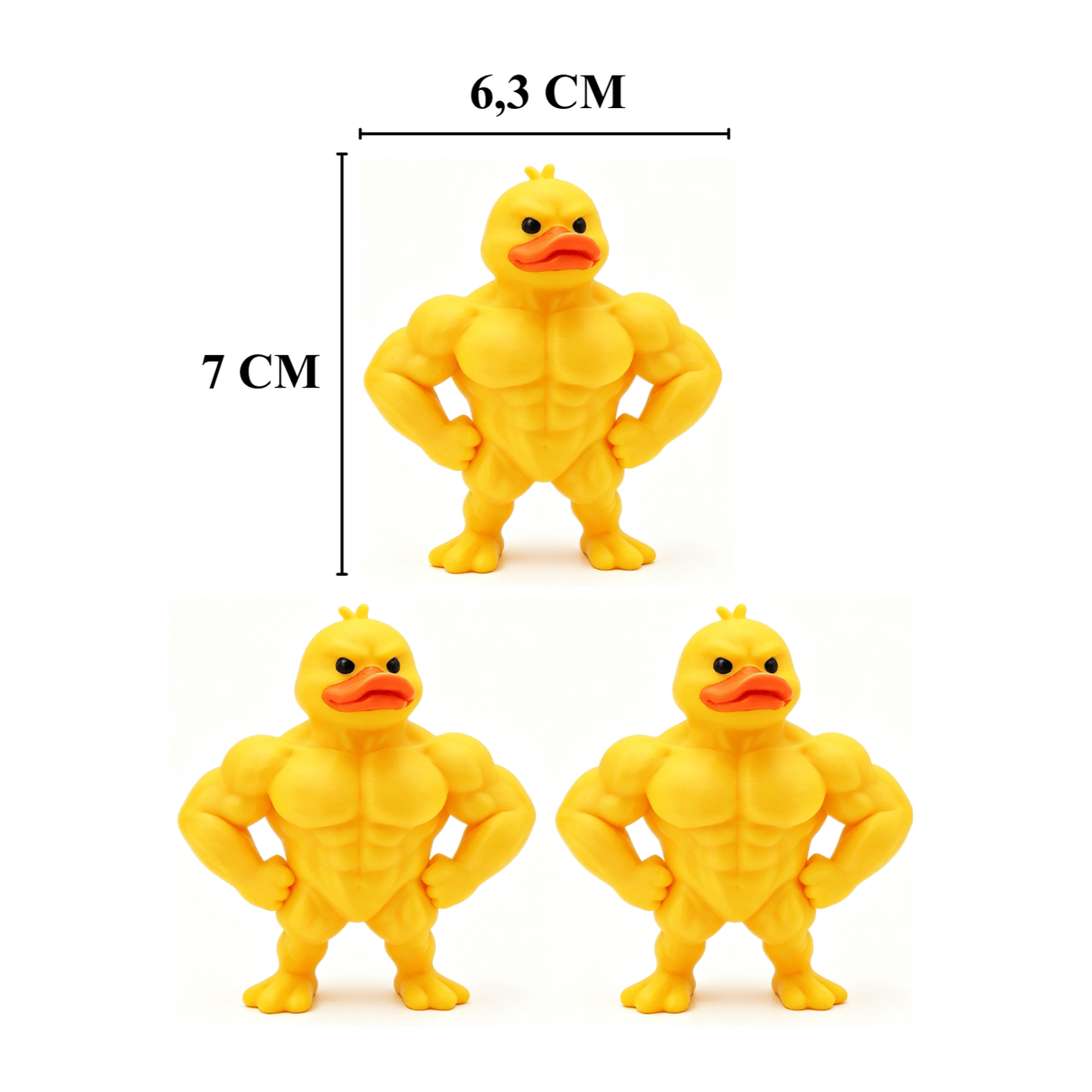 😠 Figurka rozzlobené kachny na stůl – Dodajte svému stolu drzý nádech! 🐥