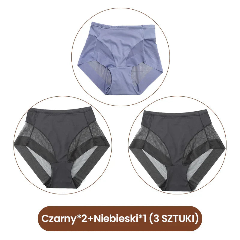 🔥Kupte 2 a získejte 1 zdarma🔥Dámská bezešvá sada kalhotek s vysokým pasem