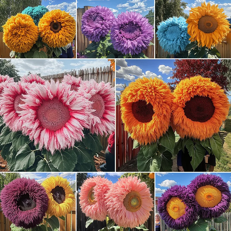 🌻 Rozkošný obří plyšový medvídek ve tvaru slunečnice 🔆