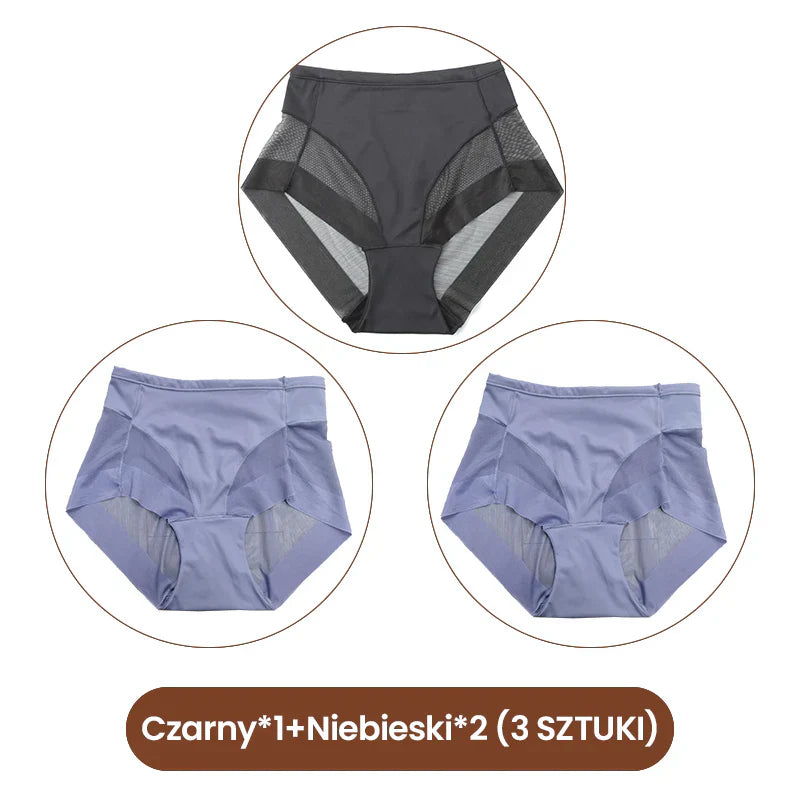 🔥Kupte 2 a získejte 1 zdarma🔥Dámská bezešvá sada kalhotek s vysokým pasem