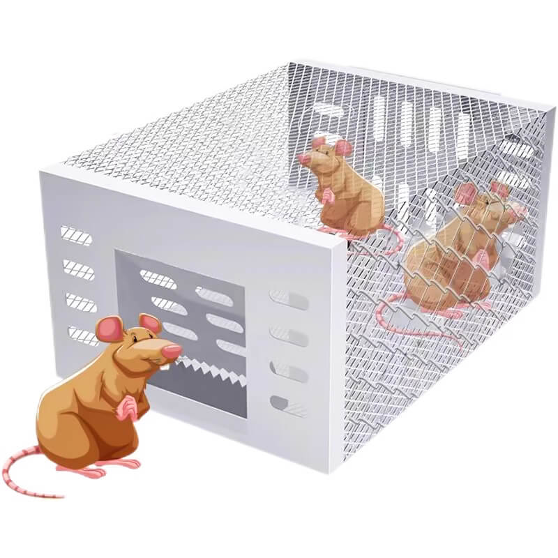 🎁 49% VYPNUTO⏳🐭Automatická past na myši s nepřetržitým cyklem