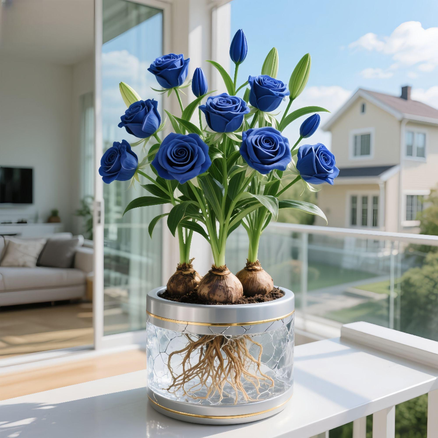 ✨Hydroponické cibulky růží – nádherně voní ✨Lze pěstovat ve vodě nebo v půdě