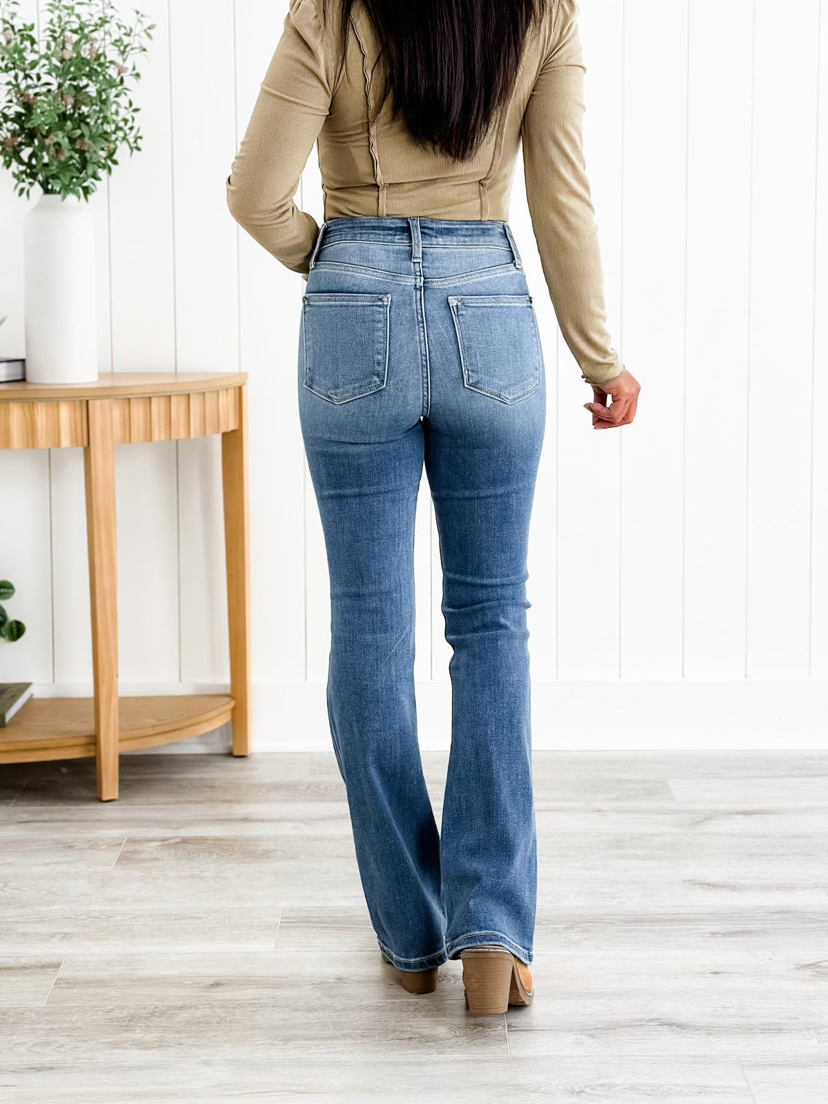 🏆Vyprané strečové džíny, které stahují bříško a zvedají boky👖