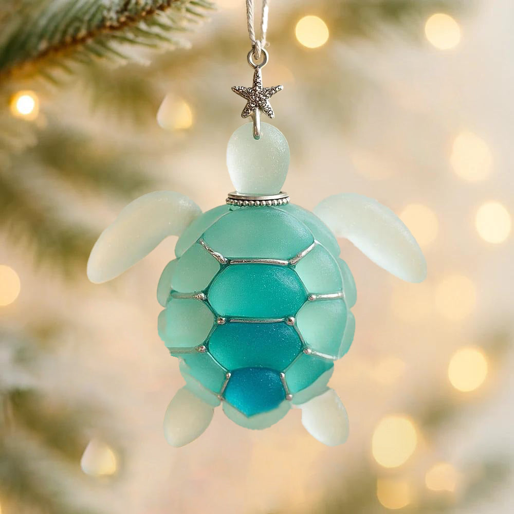 🎁🐟Adventní kalendář z mořského skla s mořskou tematikou pro rok 2025🎁