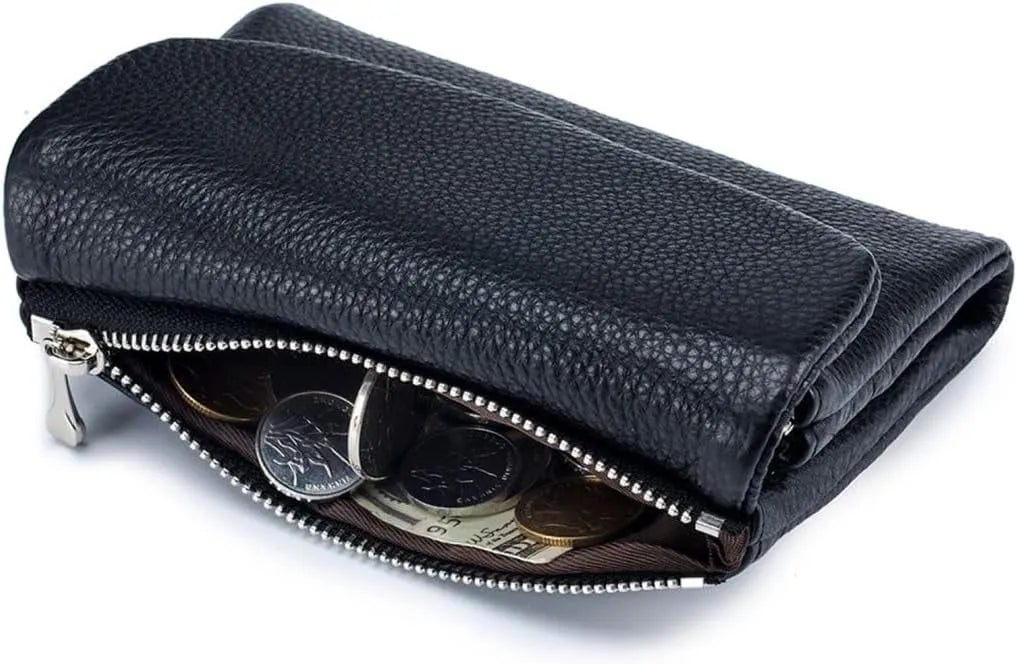 🔥⏰Unisex RFID peněženka Pebble z pravé kůže🔥