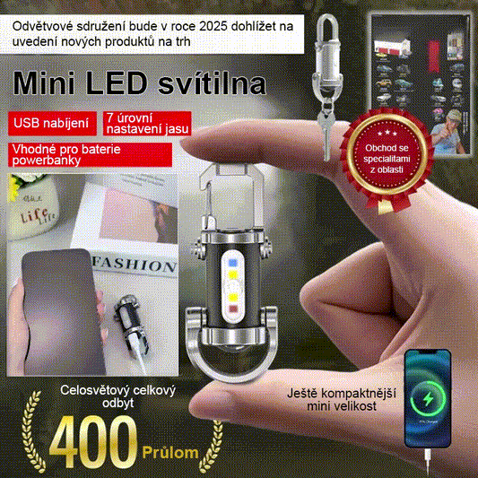 【3 v 1 multifunkční】přenosná SOS nouzová svítilna