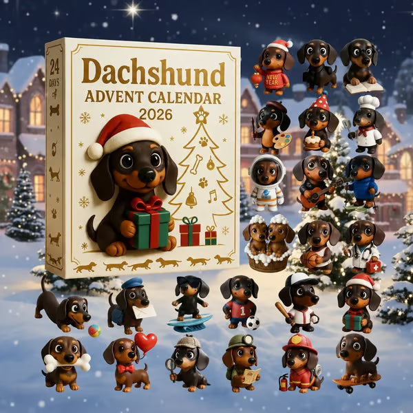 🎄🐾 Adventní kalendář pro jezevčíky na rok 2026 🐶✨