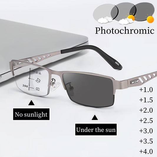 🔥Speciální cena 15,99 $ dnes!!!💥Ultralehké multifokální fotochromatické brýle na čtení