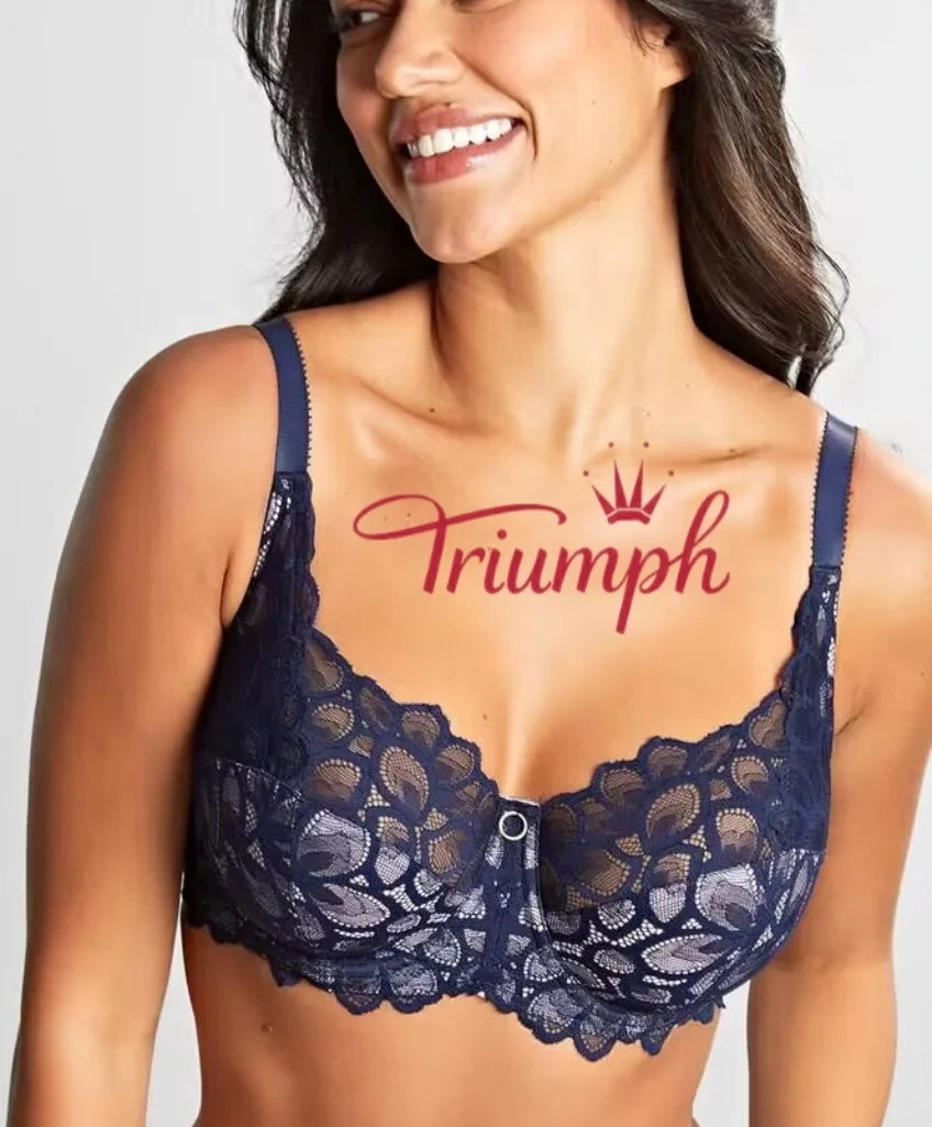 Triumph - Podprsenka s plnými košíčky a vyšívanou krajkou (3 ks)
