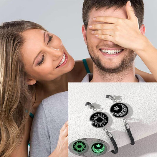 Slunce a Měsíc – Jedna duše. 💞 Náramky pro páry, které se spojí navzdory vzdálenosti.