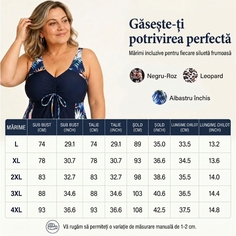 🏖️ Dámské plavky s potiskem a výstřihem do V bez rukávů