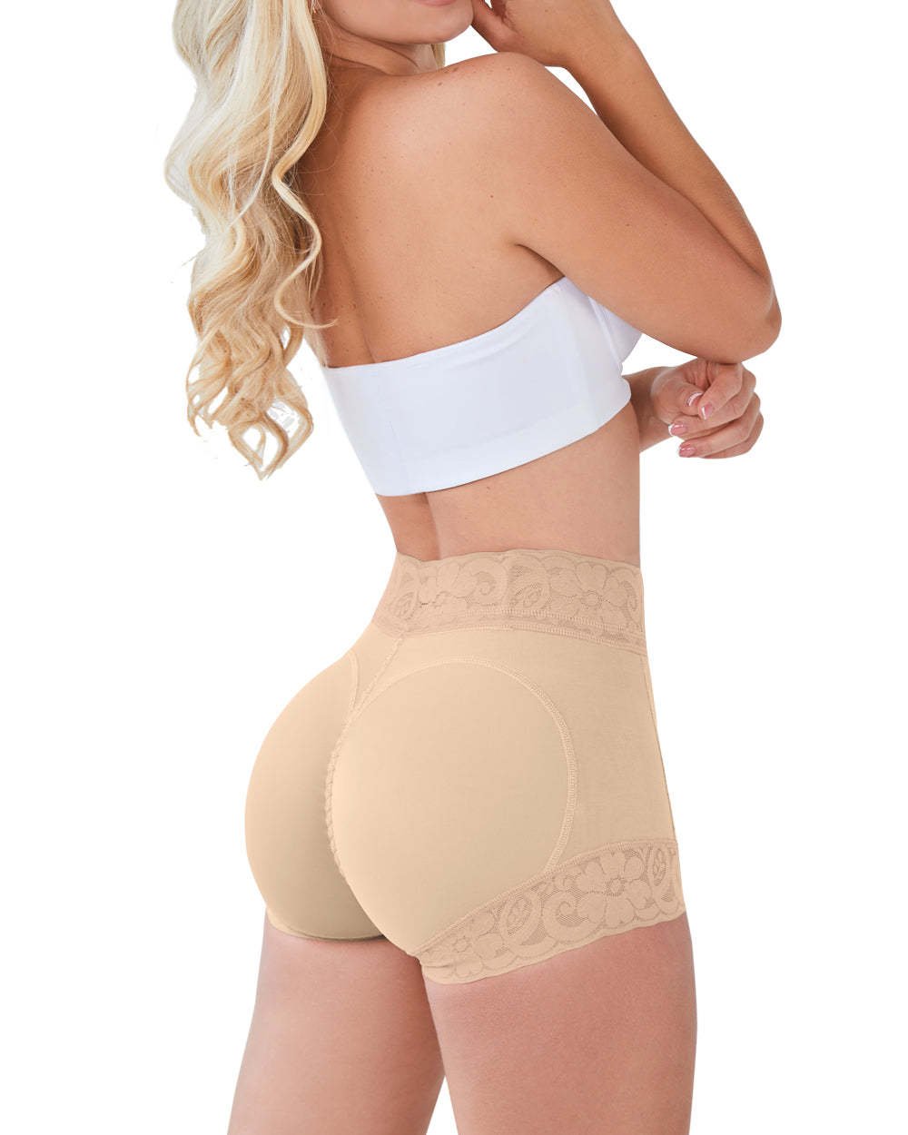 🔥Novoroční výprodej 2024 💖 Dámské krajkové klasické kalhotky na ležérní nošení Body Shaper Butt Lifter-TAB