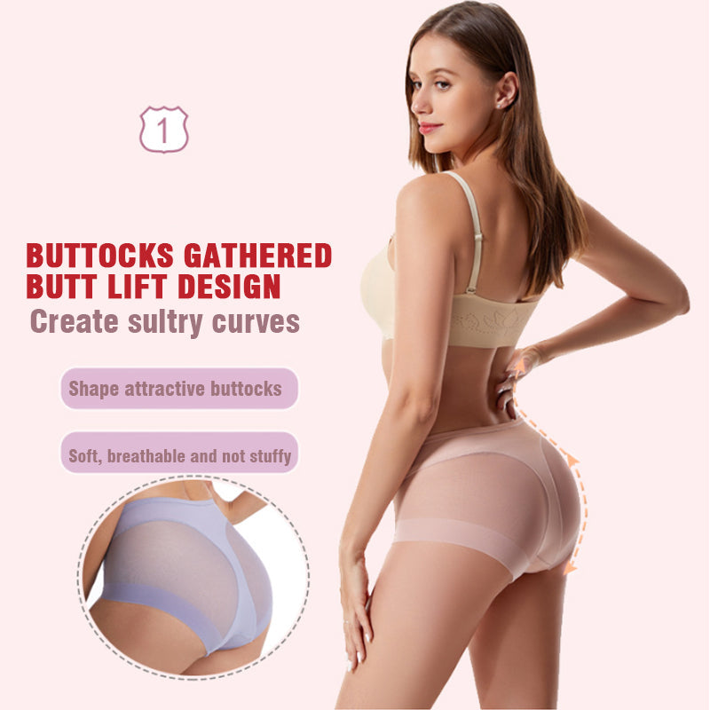 💞 Ledové hedvábné tvarující kalhotky s vysokým pasem👙