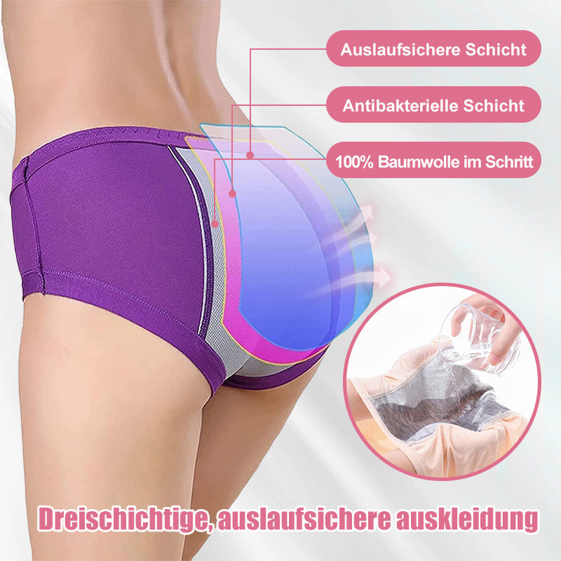 (L-8XL)🌸Kupte 2 a získejte 1 zdarma🔥Dámské nepromokavé spodní prádlo s vysokým pasem👙