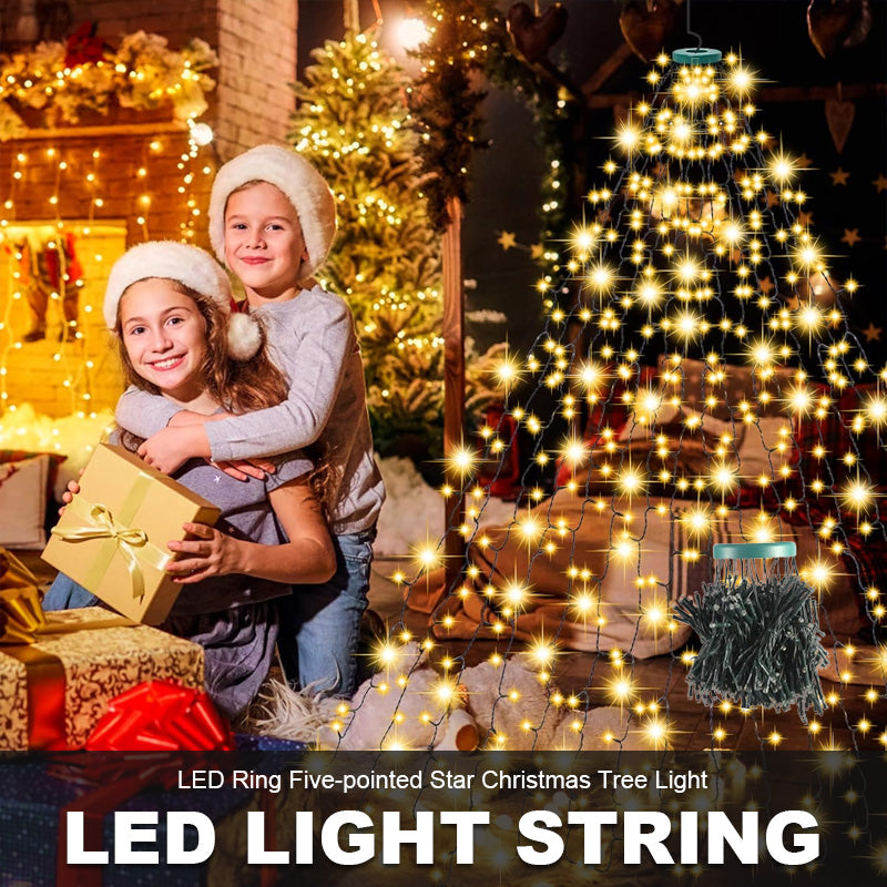 🎄 LED vánoční osvětlení ve tvaru pěticípé hvězdy 🎄