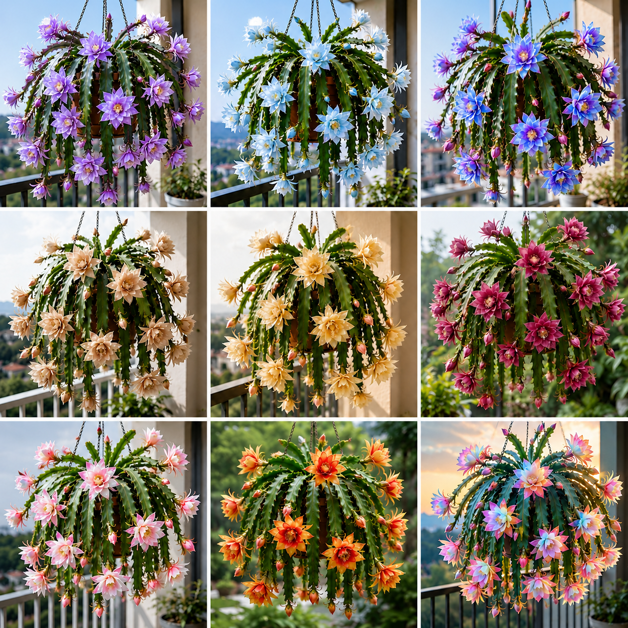 💫 Vzácný kaktus orchideje Epiphyllum 🌸 Vzácná květina, kterou každý obdivuje