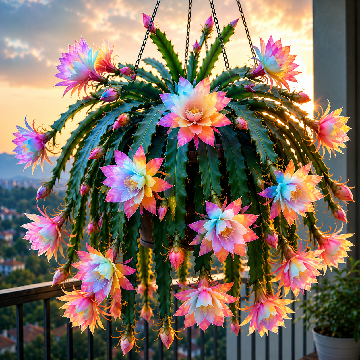 🌸 Vzácný kaktus orchideje Epiphyllum – úžasné exotické květy