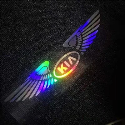 3D laserová nálepka na auto s andělskými křídly ✧4 ks✧