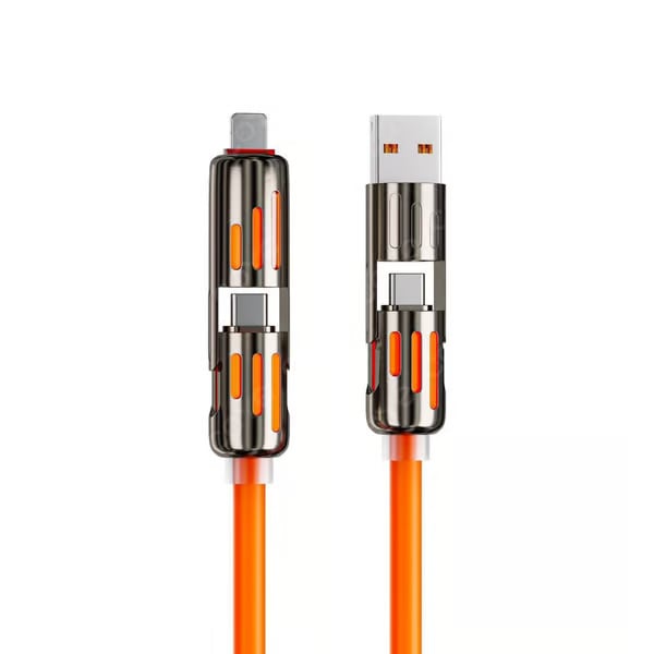 🔥Nabíjecí kabel USB 4 v 1, rychlé nabíjení⚡