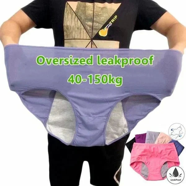 (L-8XL)🌸Kupte 2 a získejte 1 zdarma🔥Dámské nepromokavé spodní prádlo s vysokým pasem👙