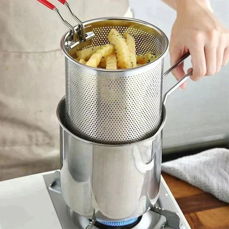 ✨49% sleva na nové produkty✨304 multifunkční fritéza z nerezové oceli