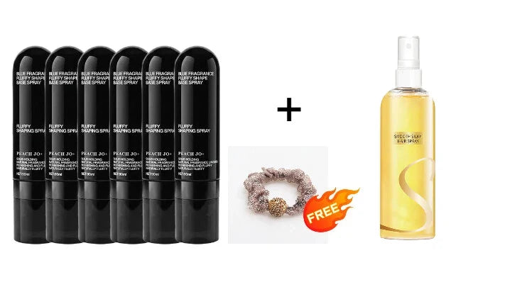 🔥🎁Nowość 50% TANIEJ🔥90 ml Spray do stylizacji włosów Fluffy Hair – objętościowy spray o długotrwałym działaniu i zapachu brzoskwini