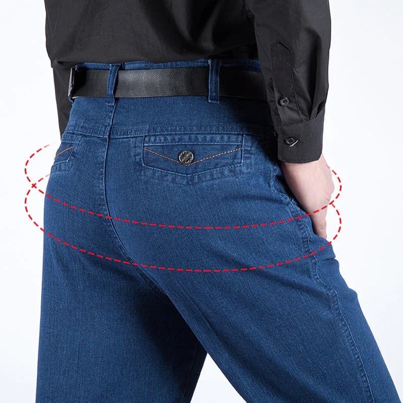 👖 Rovné pánské džíny s vysokým pasem