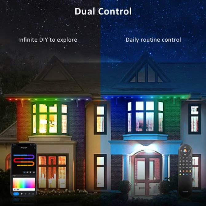 ⏰Poslední den výprodeje🌈Chytré duhové LED venkovní permanentní světlo