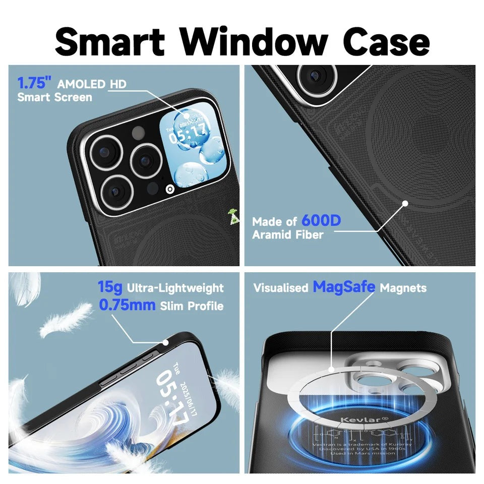 Globalna limitowana edycja inteligentnego etui ochronnego Magnetic Future Technology (kompatybilne z iPhone'em 17-12)