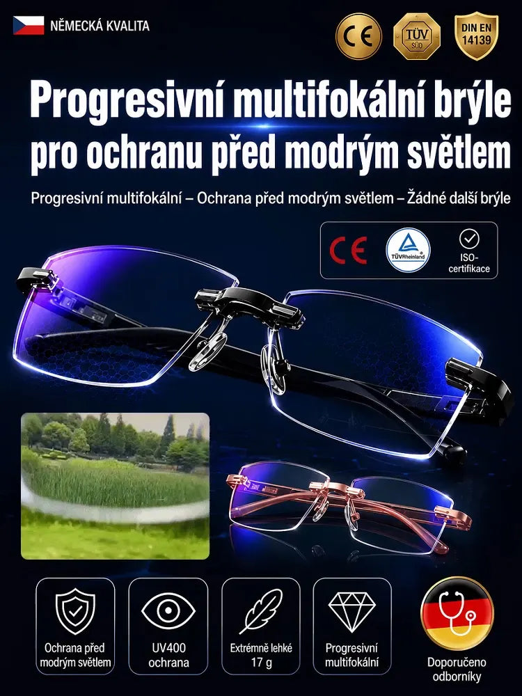 Ultra lehké diamantové bezerámové brýle