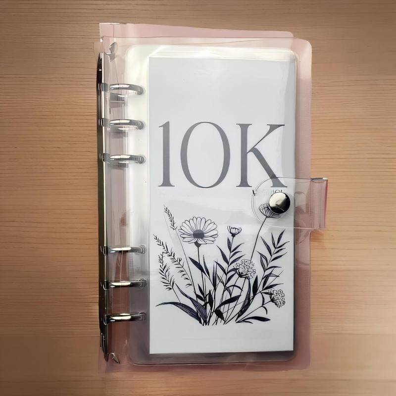 💰 12měsíční obálky, pořadač s výzvou k úsporám peněz