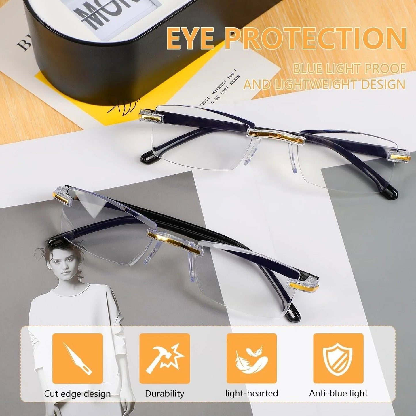 👓🌄Smart Zoom multifokální brýle – jasné vidění na blízko i na dálku, vše v jednom