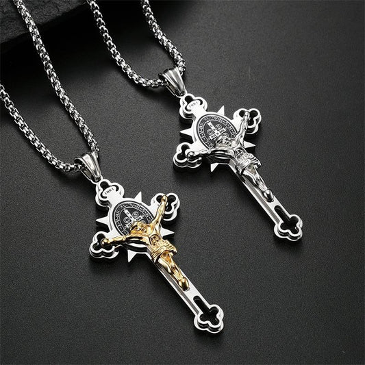 ✨ Křížový přívěsek - 🙏 Požehnání pro toho, kdo ho nosí