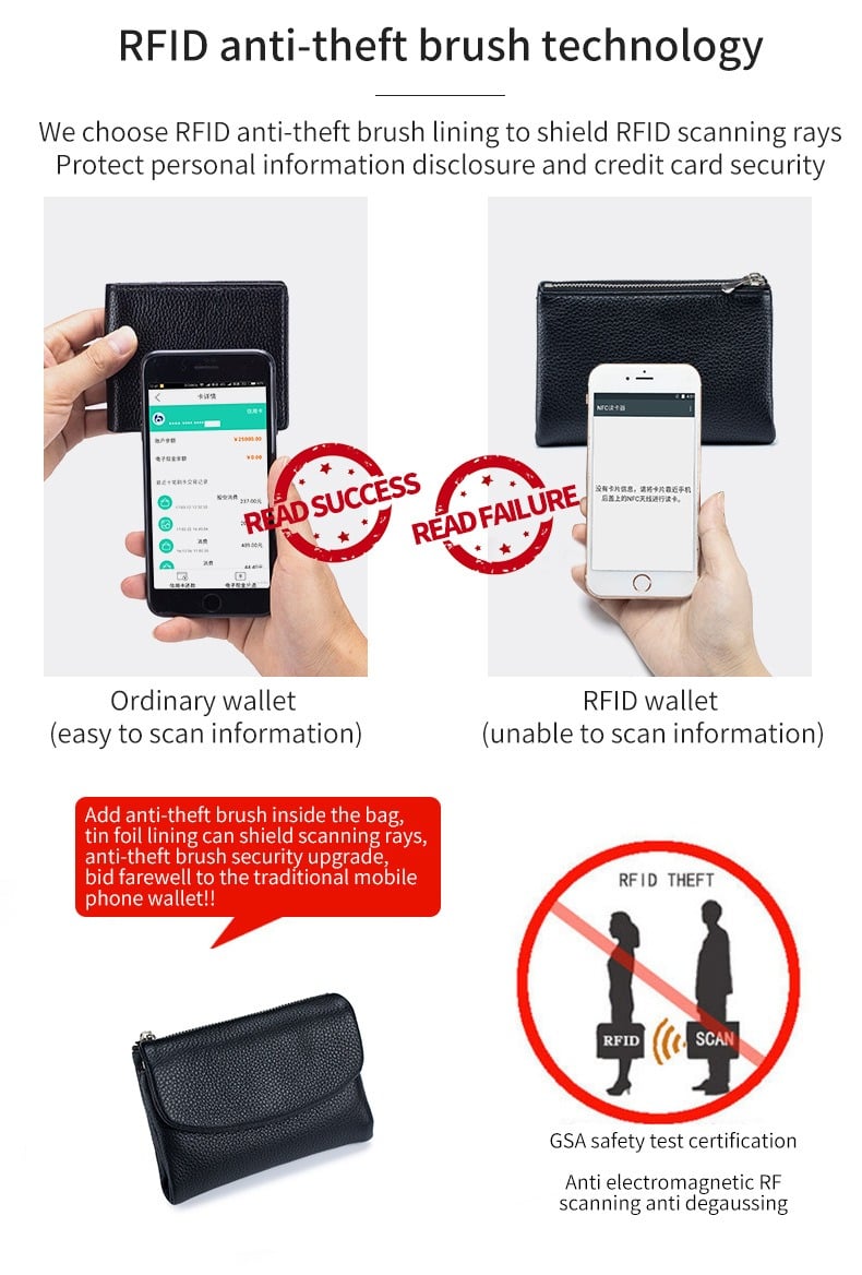 🔥⏰Unisex RFID peněženka Pebble z pravé kůže🔥