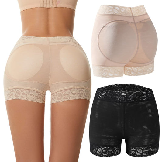 🔥Novoroční výprodej 2024 💖 Dámské krajkové klasické kalhotky na ležérní nošení Body Shaper Butt Lifter-TAB