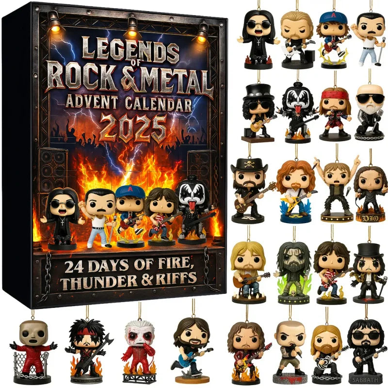 Adventní kalendář Rock Legends 2025