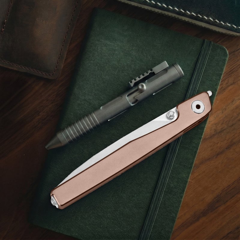 🔥Poslední den výprodeje 50% SLEVA🎉Dlouhý nůž s Liner Lock Front Flipper a černou hliníkovou rukojetí