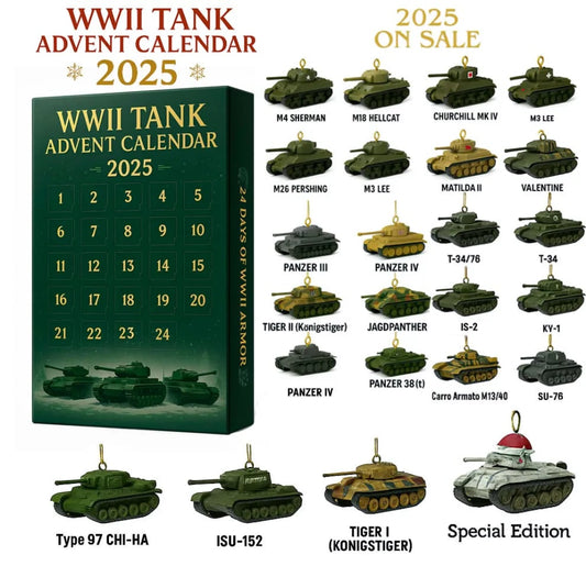 🎄Adventní kalendář s tanky z druhé světové války 2025