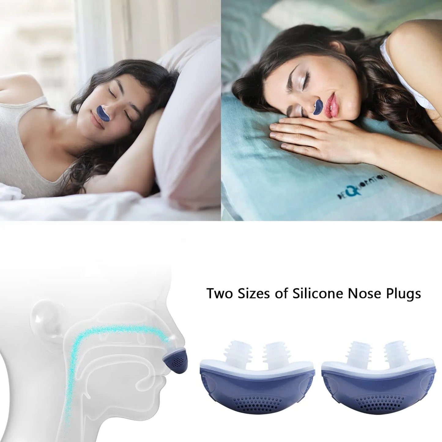 Nový mini CPAP přístroj bez hadice, bez masky, ventilátor proti chrápání