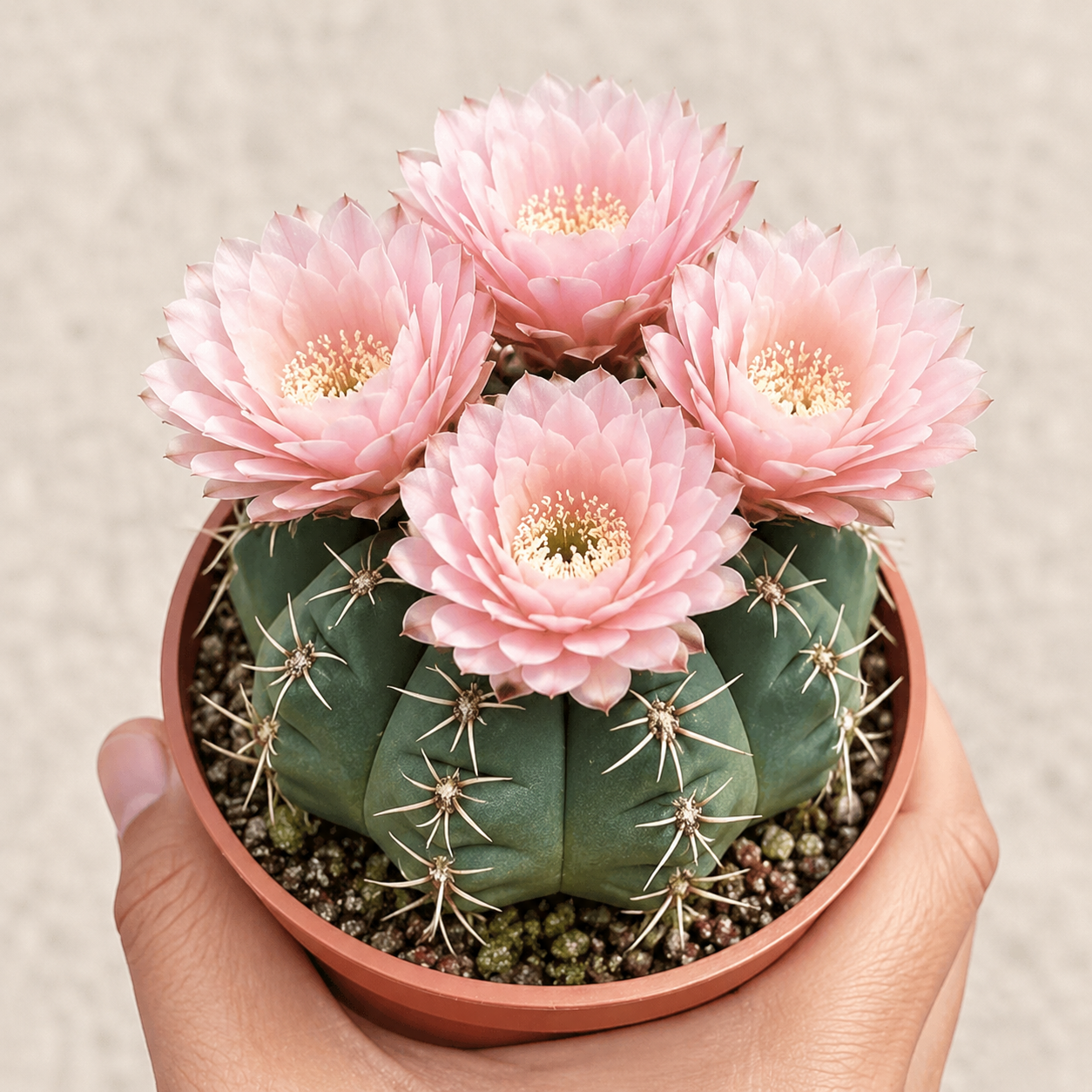 🌵 Seznamte se se svým novým nejlepším přítelem – kaktusem Gymnocalycium baldianum! 💕