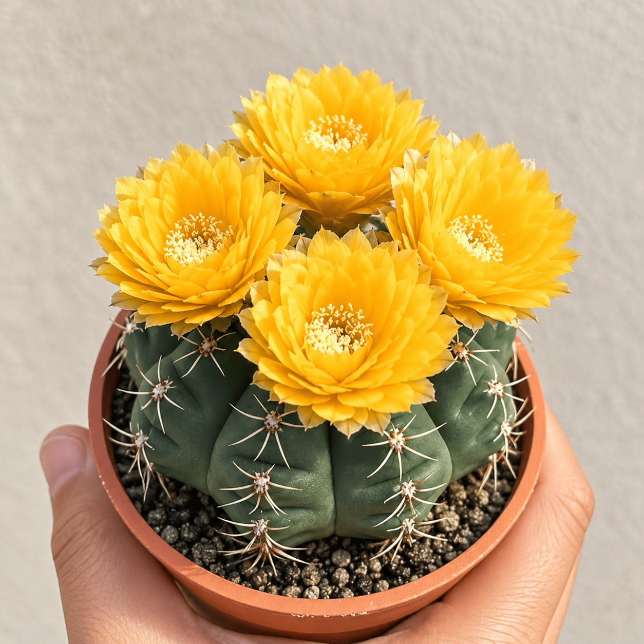 🌵 Seznamte se se svým novým nejlepším přítelem – kaktusem Gymnocalycium baldianum! 💕