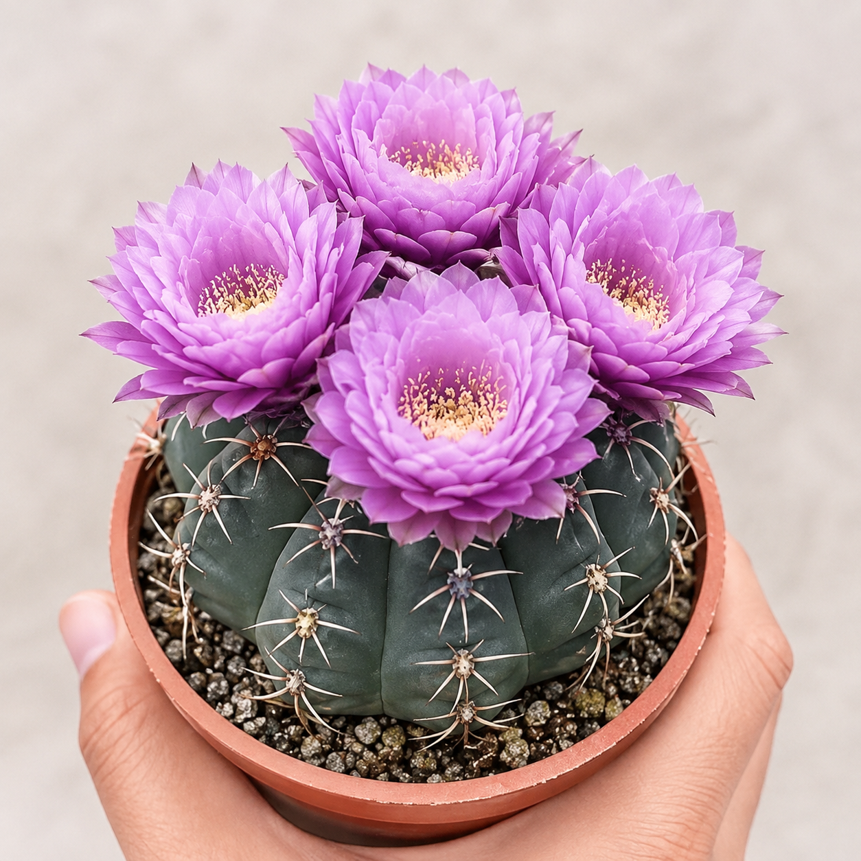 🌵 Seznamte se se svým novým nejlepším přítelem – kaktusem Gymnocalycium baldianum! 💕