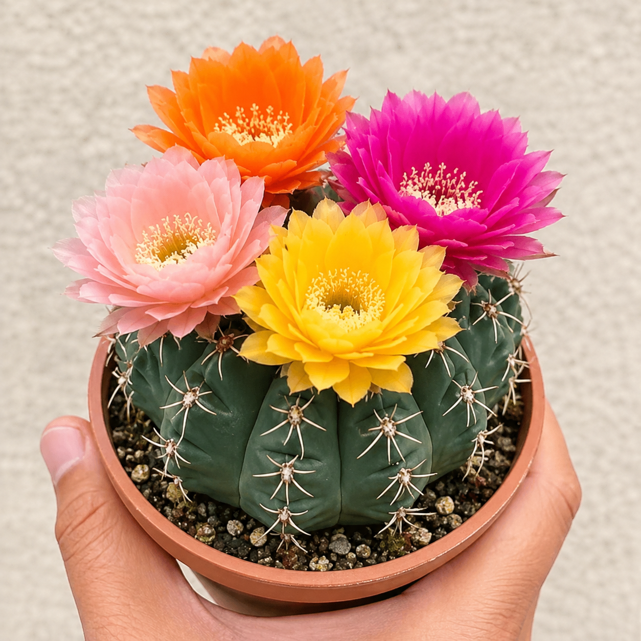 🌵 Seznamte se se svým novým nejlepším přítelem – kaktusem Gymnocalycium baldianum! 💕