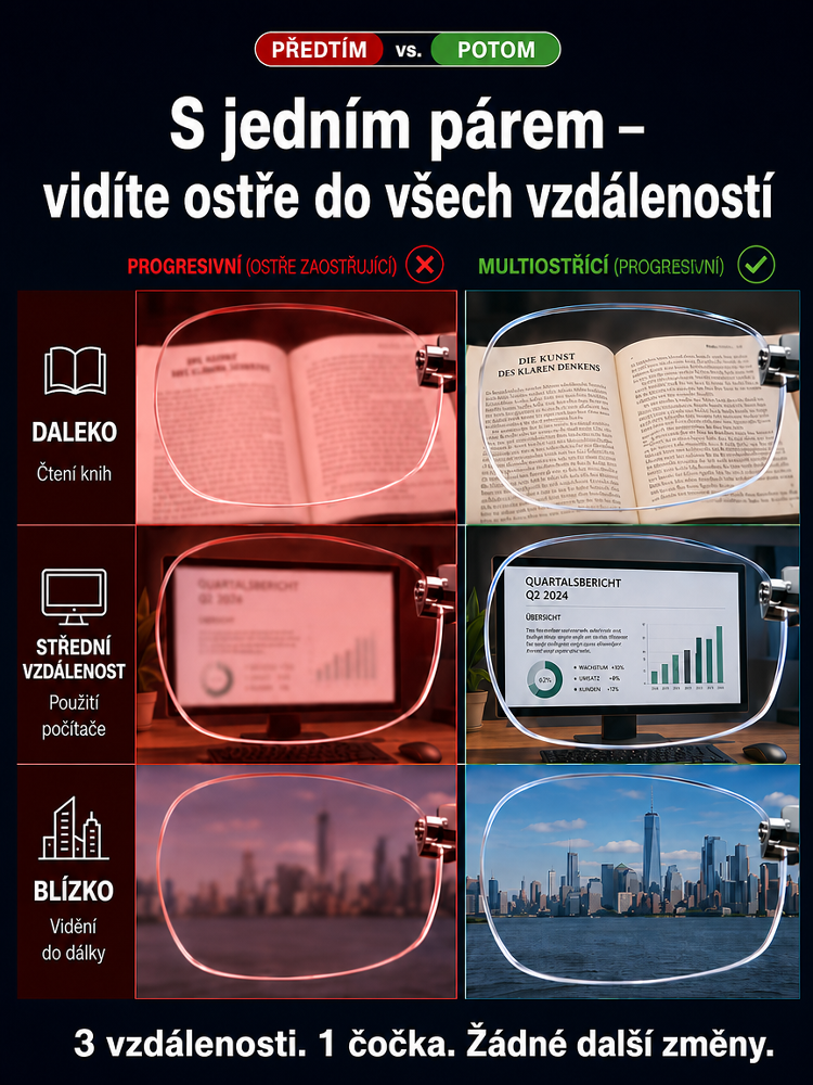 Ultra lehké diamantové bezerámové brýle